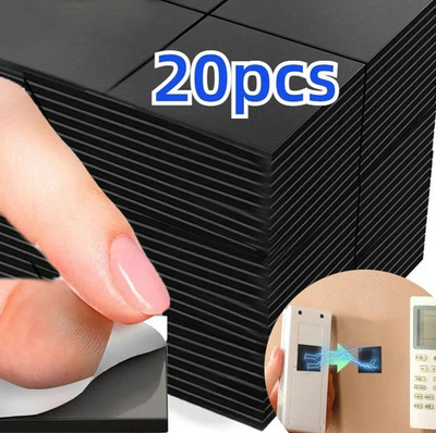 20pcs Self Adhesive Magnetic Sheets Flexible Square Magnet Stickers - NEW