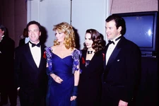 MICHAEL SABATINO, CRYSTAL SHAPPELL, DEIDRE HALL, KEN CORDAY, 1993, 35mm Slide