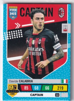 Panini FIFA 365 2023 Karte Nr. 344 Davide Calabria Captain