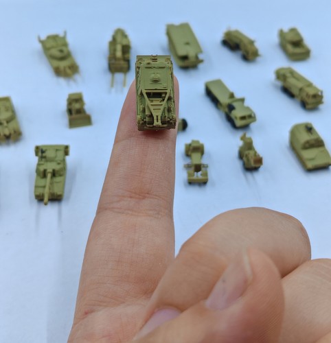 3D printing 1/350 US Army Engineering vehicle series finished model (17 units) - Picture 2 of 9