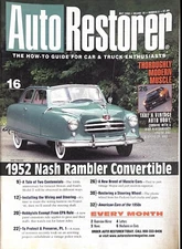 AUTO RESTORER Magazine - May 2008 1952 Nash Rambler Convertible