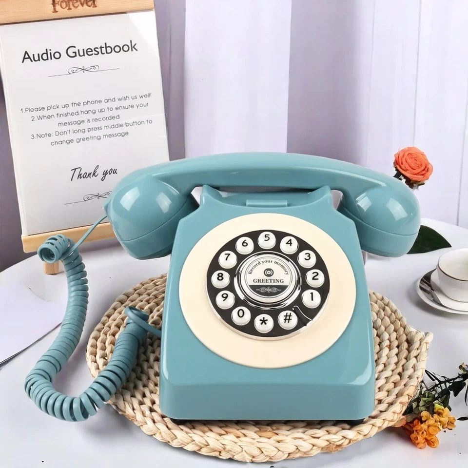 Audio Guest Book Wedding Phone Bridal Gifts Vintage Guest Book Telephone Record - Image 3 of 4