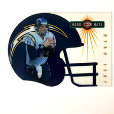 Ryan Leaf 1999 Donruss Preferred QBC Hard Hats #7 1207/3000 San Diego Chargers