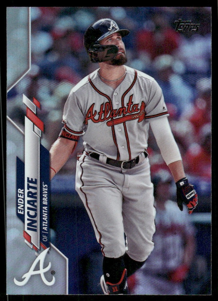 2020 Topps #529 Ender Inciarte Rainbow Foil