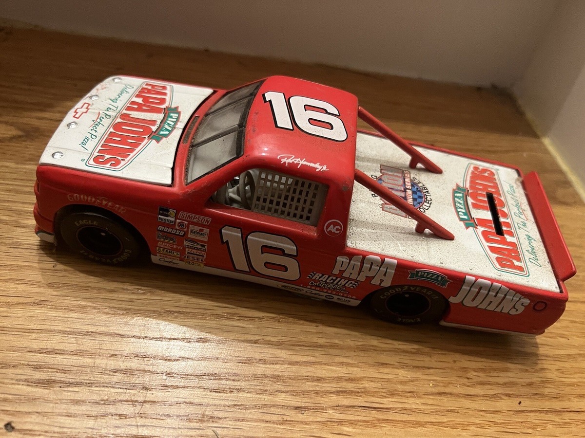 Die cast Race Truck Bank Papa John