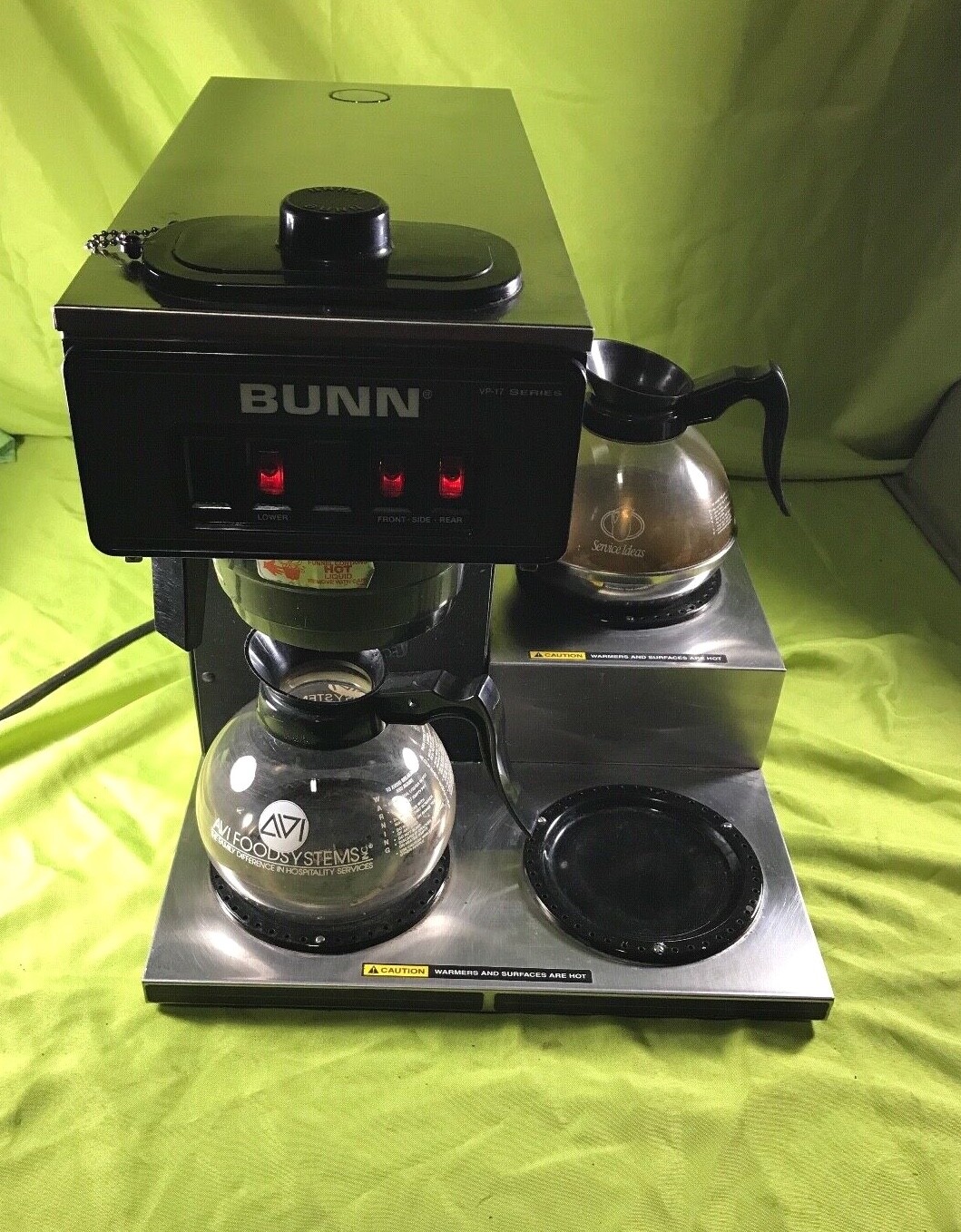 bunn 3 burner coffee maker manual