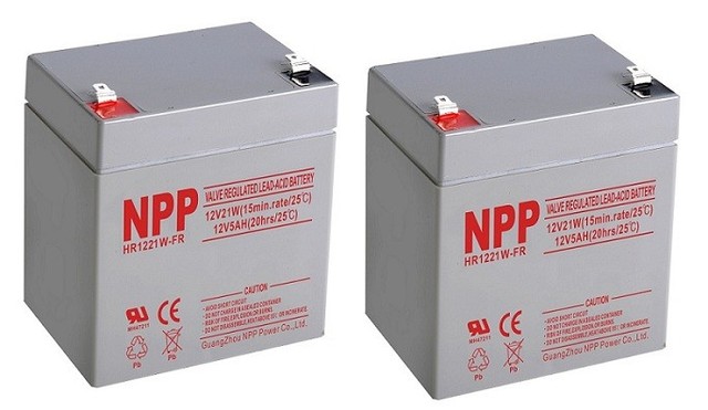 NPP HR1221W 12V 21W High Rate Rechargeable Lead Acid UPS Battery F2 ...