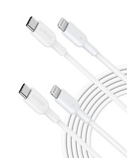 Anker USB C to MFi Certified Lightning Cable, Powerline II 10ft, 2-Pack Extra