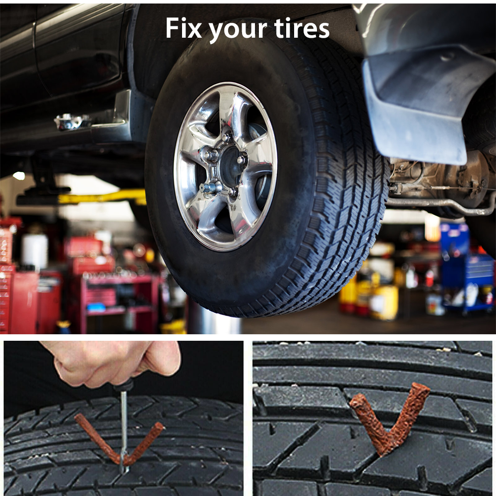 Autoreifen Reparaturset 23tlg Autoreifen Reifen Reparatur Satz KFZ,PKW Pannenset Reifen Reparatur Auto