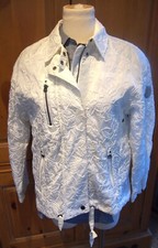 Bogner Sarah Fashion Lightweight Floral Embroidered Jacket NWT Size 6 Small 880