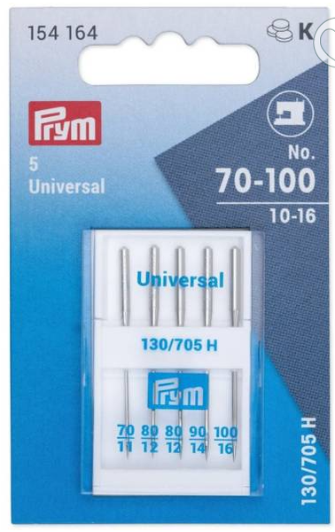 Prym 5 NäHmaschinennadeln M. Flachkolben 70-100 130/705 H SpitzenqualitäT 154164-image