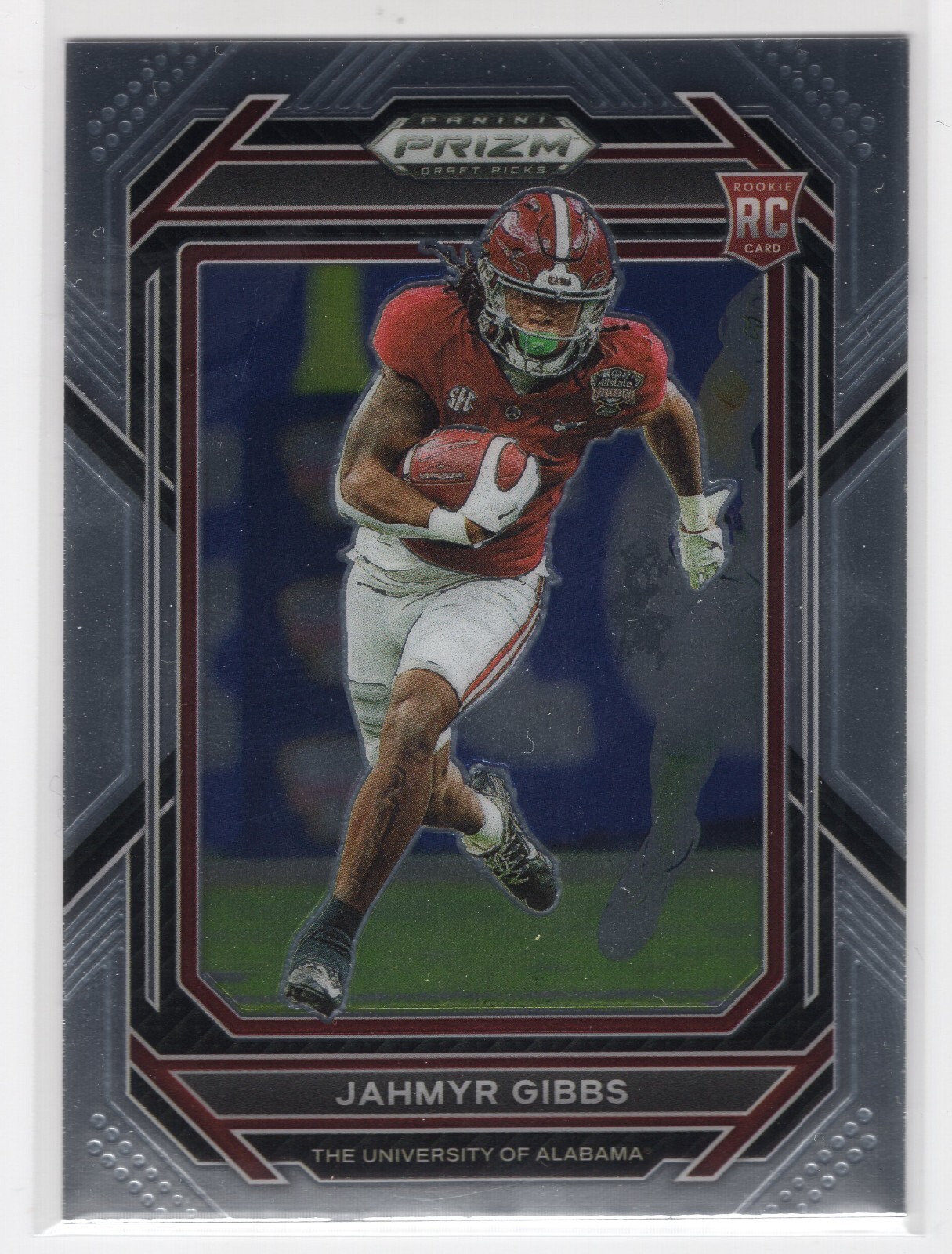 Jahmyr Gibbs 2023 Panini Prizm Draft Picks Silver Prizm Rookie Card #116