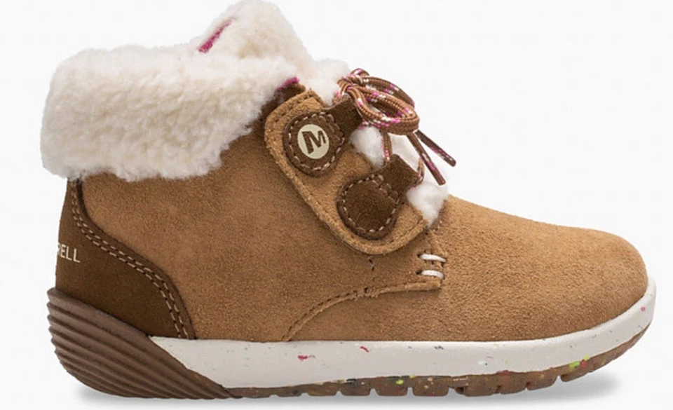 Merrell Kid's Bare Steps Cocoa Boot Size 4M - Image 2 of 4