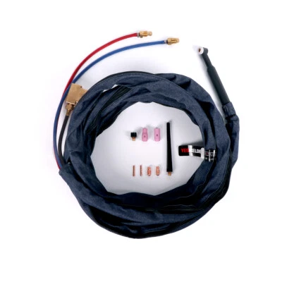 YESWELDER WP-20F Water-Cooled Flex Head 25ft TIG Welding Torch with 45V11 Adapter