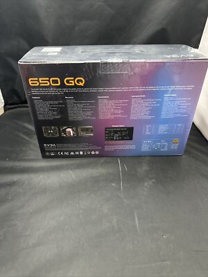 EVGA SuperNOVA 650 Ga, 80 Plus Gold 650W, Fully Modular, ECO Mode with