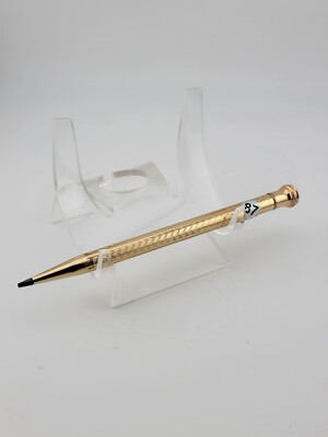 Antique English Victorian 14K Gold Filled Propelling Pencil Engraved 1927. 
