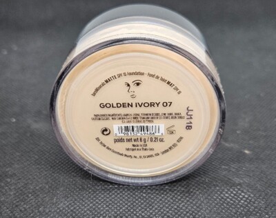 bareMinerals SPF15 Matte Foundation 07 GOLDEN IVORY 0.21oz
