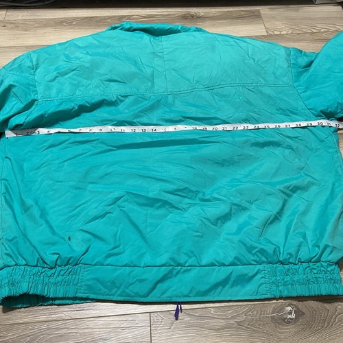 Vintage Woolrich Jacket 2XL XXL Blue Teal Purple Ski Coat Lined Vest Hooded - Picture 5 of 9