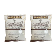 Edono Rucci Powdered Cappuccino Mix, English Toffee, 2/2 lb bags
