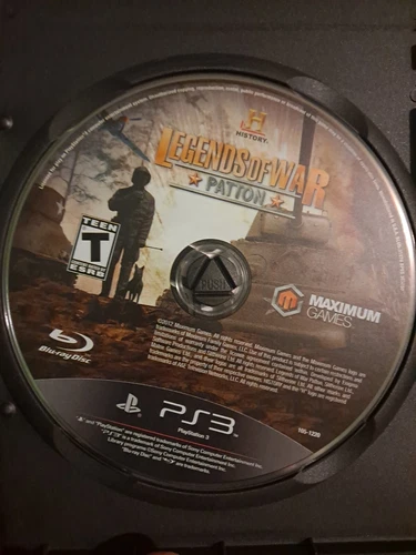 History: Legends of War Patton (Sony PlayStation 3, 2012) PS3 DISC ONLY