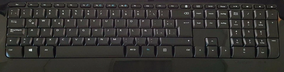 Microsoft Wireless Keyboard 850 Special Edition AES PZ3-00004 Spanish Español - Image 4 of 4