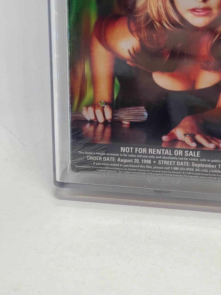 Buffy The Vampire Slayer VHS Screener Sealed demo rewind GRADED 8.5 / 4 stars Foto 4 de 4