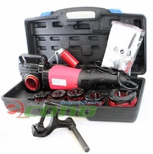 2000W Electric Handheld Pipe Threader Threading Machine w/6pc NPT Die 1/2" to 2"