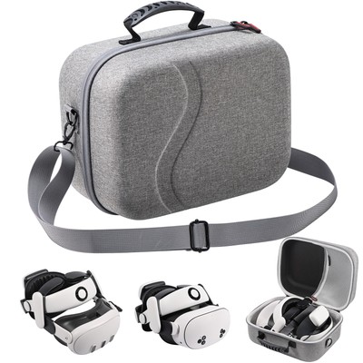 Large Carrying Case for Meta Quest 3S/3 Hard Travel Case Compatible with BOBO...