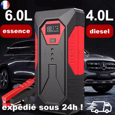 GKFLY Démarreurs De Voiture 18000mAh 1200A Chargeur Booster portable Powerbank - Photo 1/4