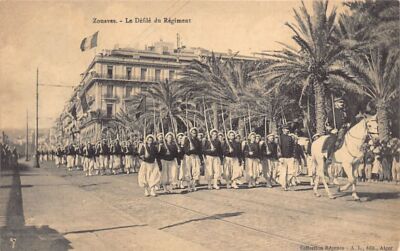 Algeria - ALGIERS - The Parade of the Zouaves Regiment - Ed. Regency Collection - E.