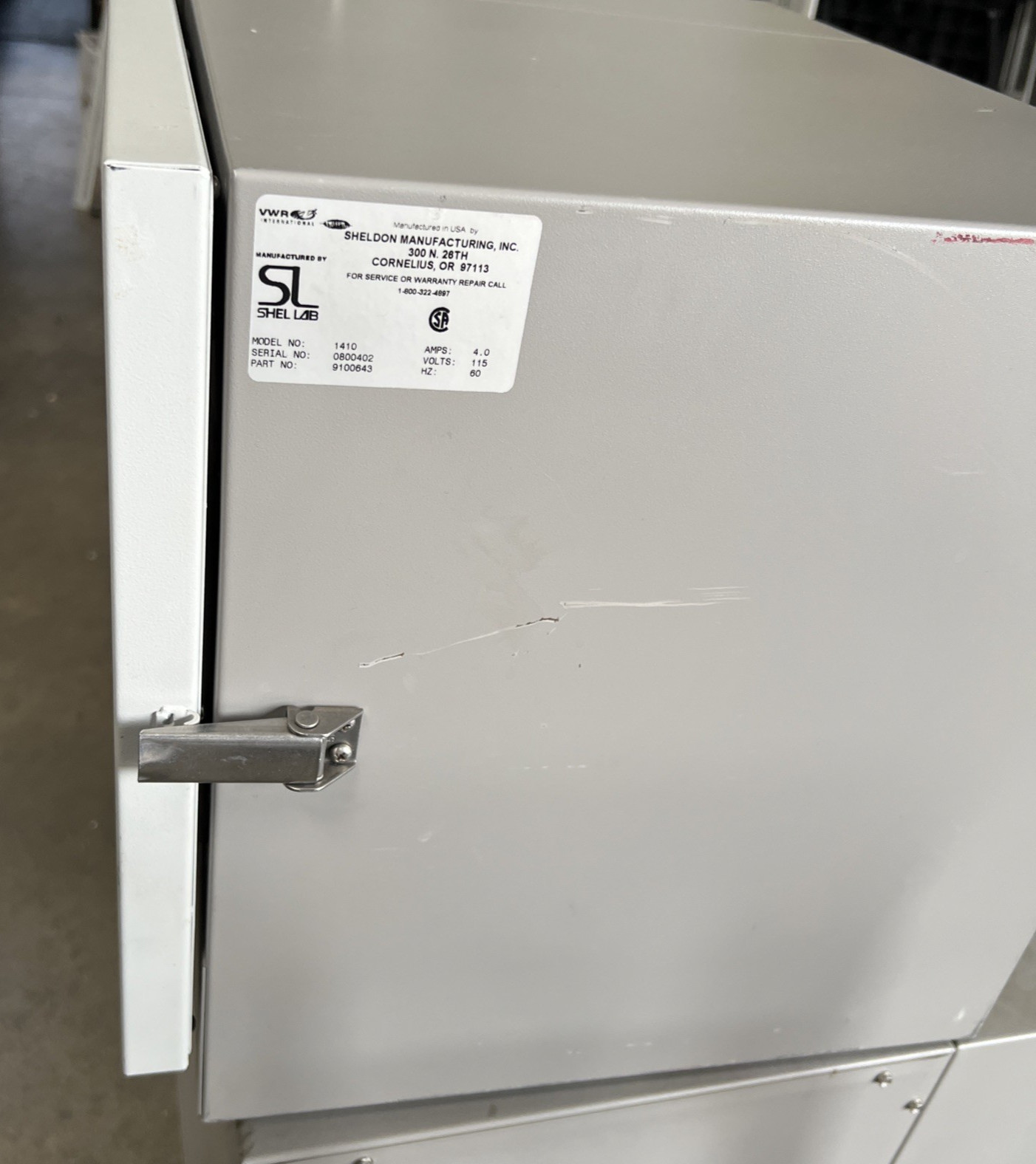 VWR International Shel Lab Vacuum Oven Model 1410 /Tested