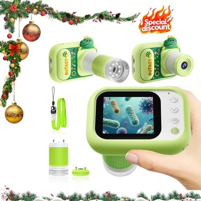   Microscope for Kids Handheld Mini Portable Digital Rechargeable 1000X Xmas US