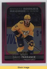 2021 O-Pee-Chee Platinum Marquee Rookies Matte Pink David Farrance #210 READ o1h