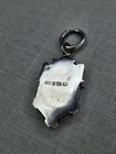 Antique Victorian Large Sterling Silver Etched Locket - Bird Design - England  — photo 9