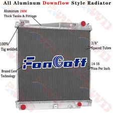 3 Row Aluminum Radiator For 2003 2004 2005 Lincoln Aviator Base 4.6L MT
