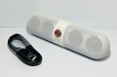 Beats Pill 1Wireless Bluetooth Speaker White Used Portable Loud