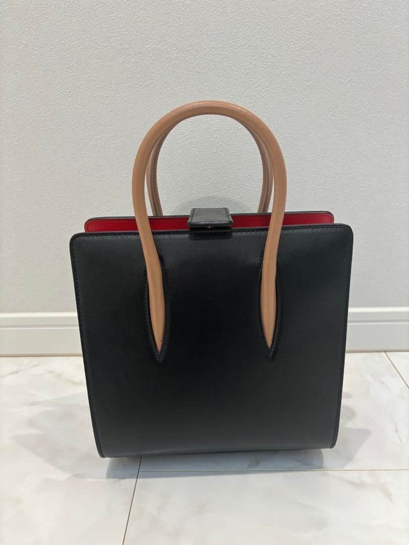 Christian Louboutin Paloma Small Leather 2Way Bag Studded Leopard