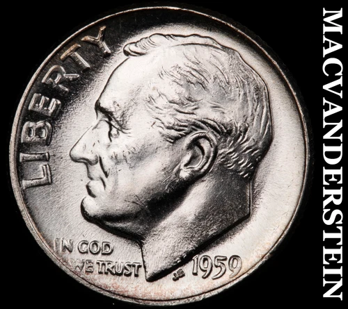 1959 Roosevelt Dime- Silver- Choice Gem Brilliant Uncirculated Luster #J4147