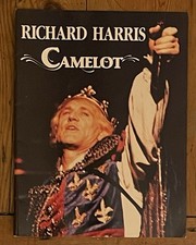 RICHARD HARRIS - CAMELOT - COLOUR BROCHURE + stub  from  Australian tour 1984