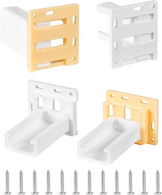 2 Pack Drawer Slide Socket Set for 1'' Drawer Slides C-Shaped Adjustable H305 Dra