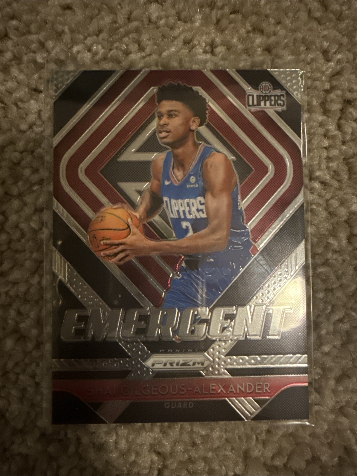 2018-19 Panini Prizm Emergent Shai Gilgeous-Alexander #11 Silver Prizm (RC)