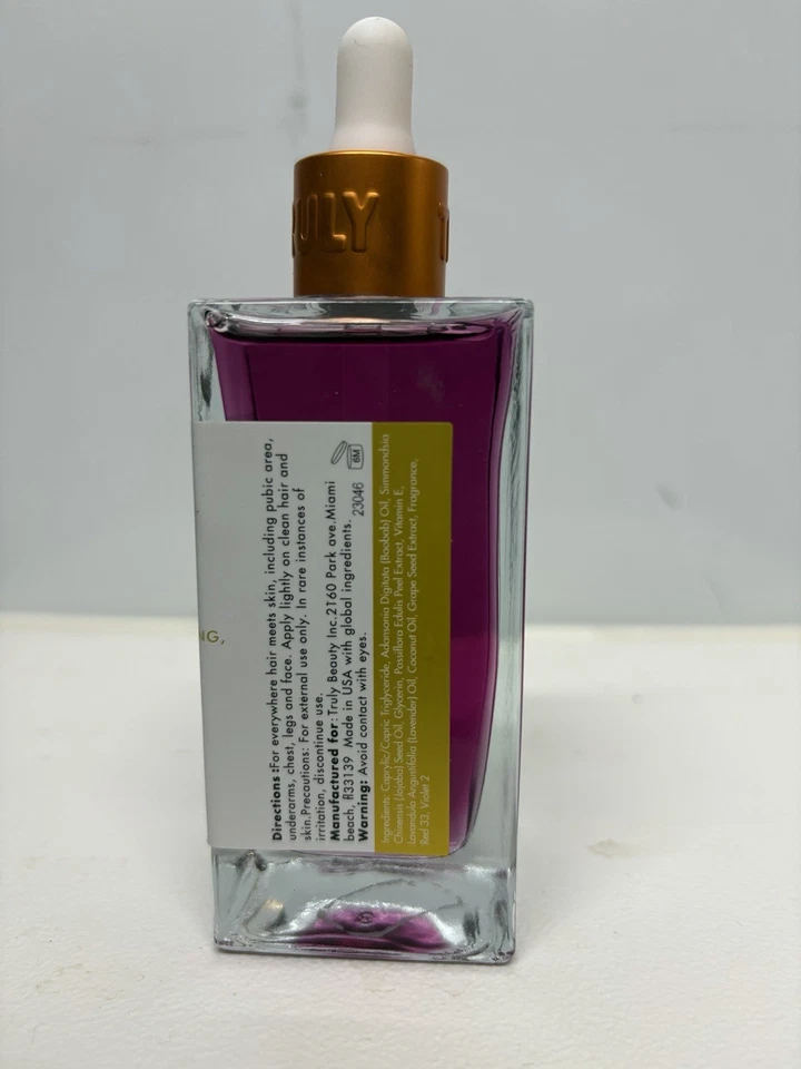 Aceite para después del afeitado Truly Glazed Donut, hidratante, no graso 3,1 oz Foto 2 de 2