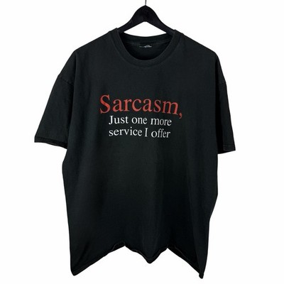 Vintage 90s Sarcasm Just One More Service I Offer Comedy Shirt Size XL