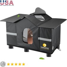 Outdoor Cat House Waterproof Comfortable Shelter Easy Assembly Feral Cats New