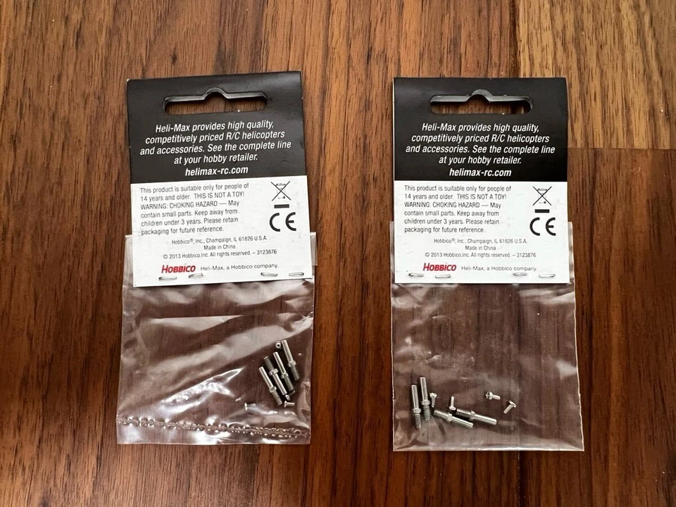 Heli-Max SoloPro 319 Black Hawk Feathering Shaft 2pcs HMXE2501 Used Japan RRG - Image 2 of 4