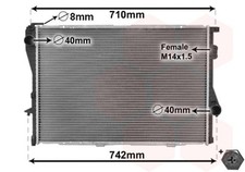 Radiateur BMW 728
