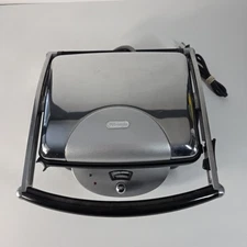 DeLonghi CGH800-U Panini Sandwich Maker Grill Silver