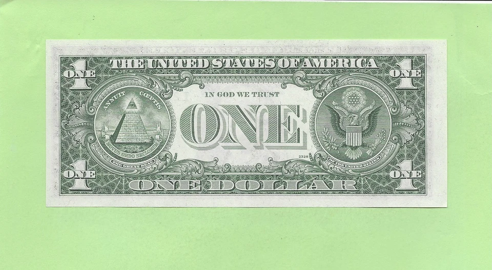 1977 ..UNCIRC $1  I 2344 4264 A  .... 1977  $1  I-A    NICE NOTE        FRN - Image 2 of 2