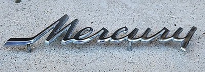 1967 MERCURY COMET HOOD EMBLEM SCRIPT TRIM