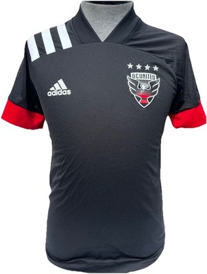 DC UNITED MENS SOCCER TEAM ADIDAS JERSEY MENS SIZE SMALL S BLACK